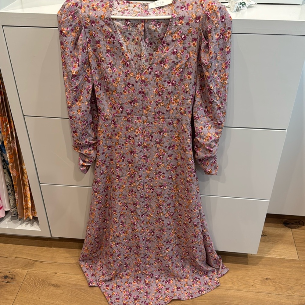 ASTR the Label In Bloom floral midi dress
